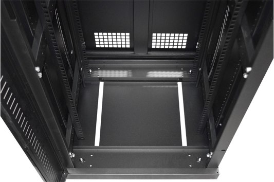 19" 37U Professional Cabinet for Networks with Standard Rack, Reinforced Glass door