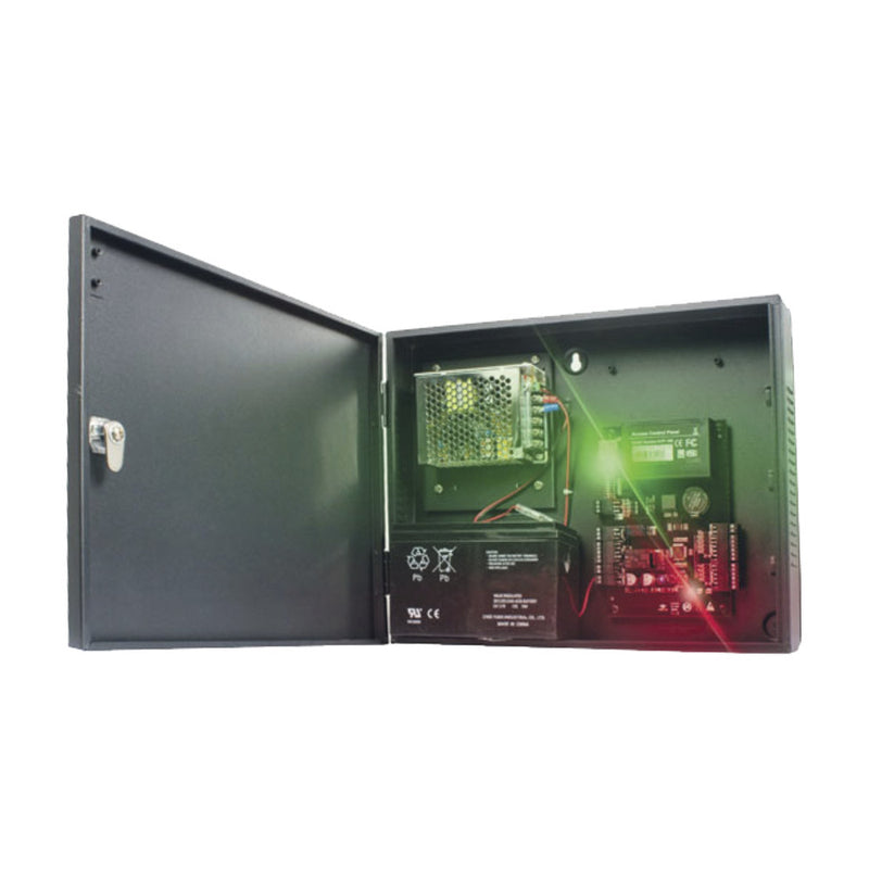 C3400 Four-Door Access Controller / Easy management / 30,000 Cards / Metal Cabinet and 12VDC/3A Power Supply Included
