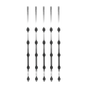 Kit Includes 5 Posts SYSPOST3, 33.9 ft Pole for Electrified Fence, Galvanized Pole 18 Gauge of 1" Diameter with 5 Insulators