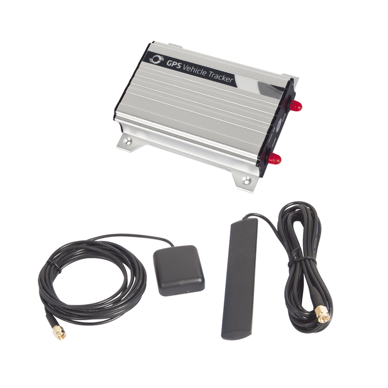 3G Tracker with External Antennas With Option to Connect a Photographic Camera And Audio accessories.