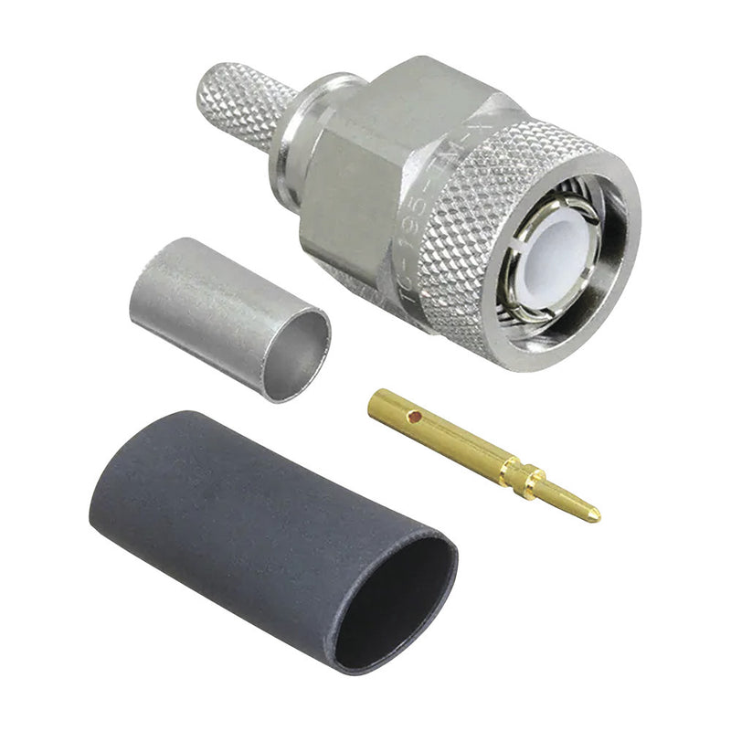TNC Male Crimp Connector for LMR-195, LMRLW-195, RG58, RG142.