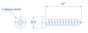 Mixed Screw 8mm x 3/4" for Anchor TP0 (100 pieces) (1392-01201)