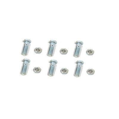 6 Pack Grade 5 Bolts and Nuts,  Screw Dimensions 1/4" x 1 1/4"