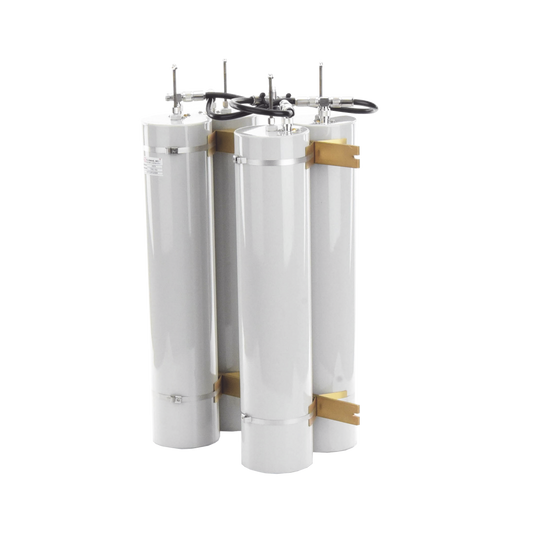 VHF Band-pass / Band-reject Duplexer, 148-174 MHz, 4 Cavities (5" diameter) 600 kHz, 1.5 dB, 350 Watt, N Female Connectors