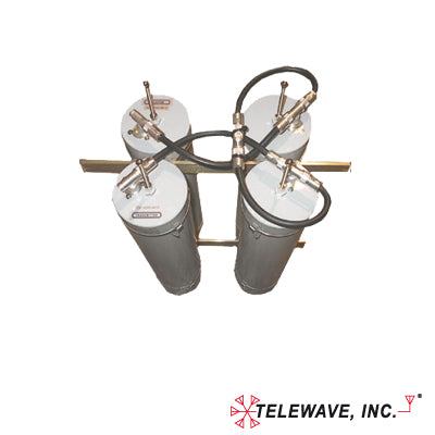 Aereal Band Pass-Band Reject Duplexer, 118-148 MHz, 4Cav.(5"Dia.) 600 kHz, 1.5dB, 350Watt, N Females.