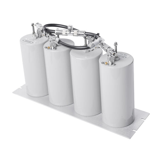 UHF Band Pass / Band Reject Duplexer, 400-470 MHz, 4 Cavities (4" Diameter) 5 MHz, 250 Watt, N Females.