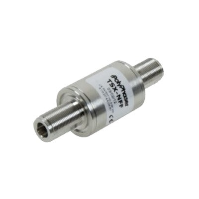 Bidirectional Coaxial Protector, 698-2700 MHz, 750 W, 0.2 dB Insertion Loss, 0.5 &micro;J Throughput Energy.