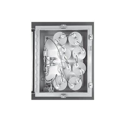 Tower Top Amplifier , 400-512 MHz, 4 Cavities 4" Diameter, 2 MHz Bandwidth, N Females.