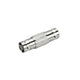 75 Ohm Barrel Adapter, BNC Female to BNC Female Connector, Nickel/ Gold/ PTFE.