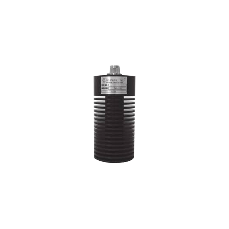 50 Ohm Coaxial Dry Dummy Load, 0-2500 MHz, 100 Watt, N Male Connector.