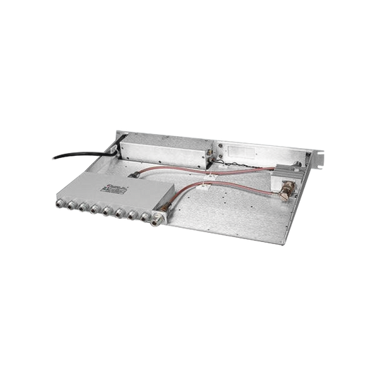 Compact Multicoupler / Rack 19', 400-512 MHz, 8 Channels, 1RU, 0-18dB, N Females.