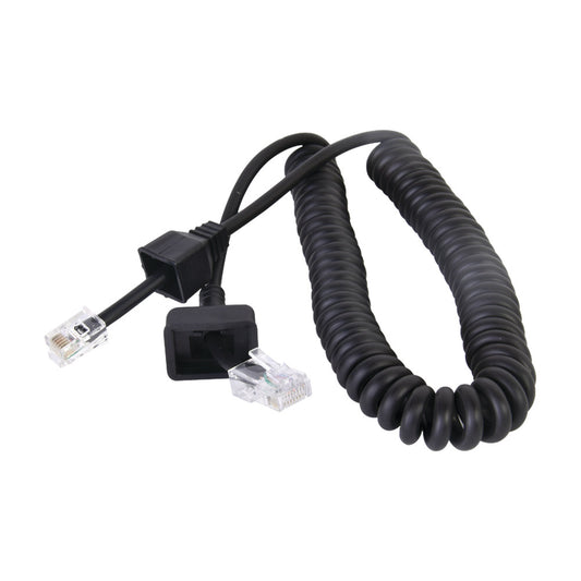 Kenwood mobile radio microphone cable RJ-45 6 pin connector.