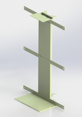 Post Bracket Mount for Cabinet: NEMA TXG-5070