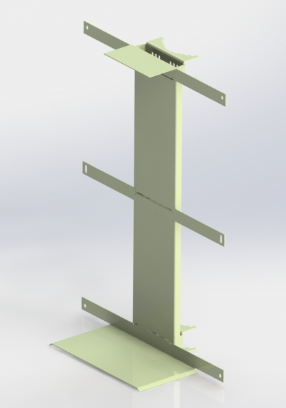 Post Bracket Mount for Cabinet: NEMA TXG-5070