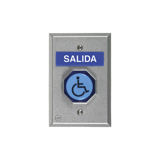 Exit Button With Multiple Spanish Labels