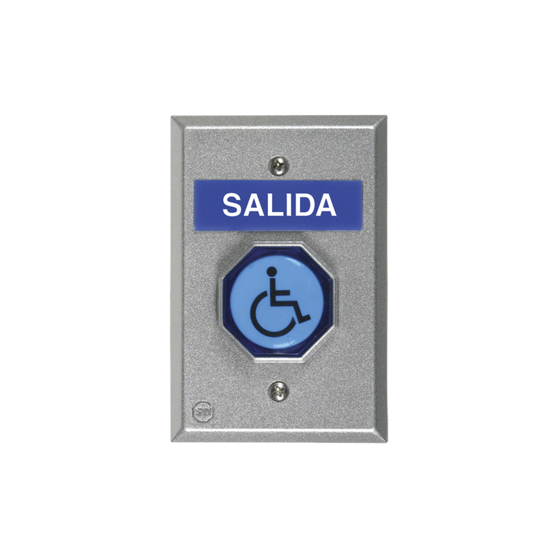Exit Button With Multiple Spanish Labels