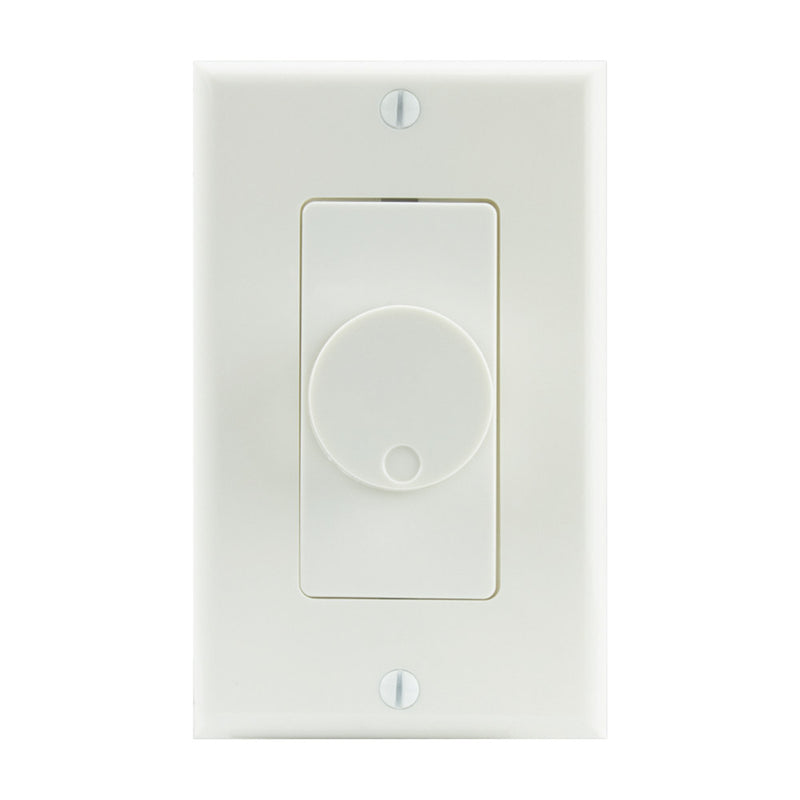 Volume control knob, 100 watts, impedance matching, decor style faceplate, almond/ivory/white included