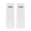 Wireless Transmitter Kit, up to 3.1 miles (5km) ideal for video surveillance, 5 GHz, up to 300Mbps, 13dBi, IP65, Plug and Play, 60° Beamwidth, Cloud management.