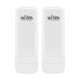 Wireless Transmitter Kit, up to 3.1 miles (5km) ideal for video surveillance, 5 GHz, up to 300Mbps, 13dBi, IP65, Plug and Play, 60° Beamwidth, Cloud management.