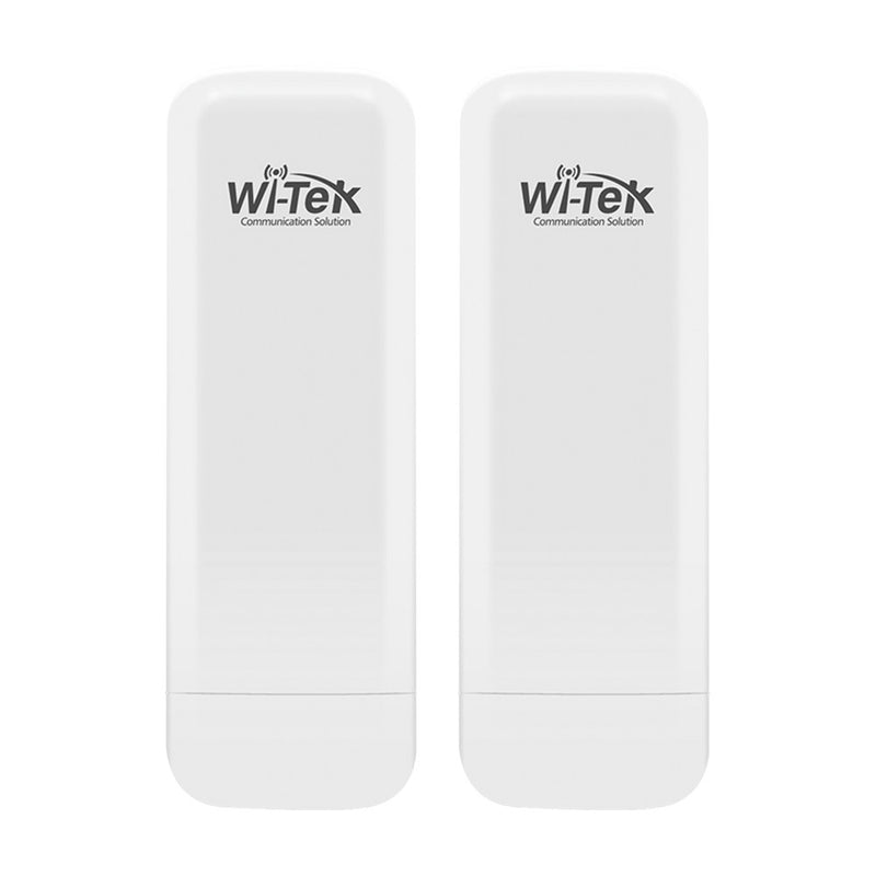 Wireless Transmitter Kit, up to 3.1 miles (5km) ideal for video surveillance, 5 GHz, up to 300Mbps, 13dBi, IP65, Plug and Play, 60° Beamwidth, Cloud management.