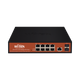 8 GE + 2 SFP Ports 24/48V Mixed L2 Managed PoE Switch, 2 SFP Slots, 150W power budget