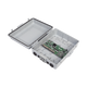 WISP/FTTX Switch with 7-Port 24V Passive Reverse PoE (PoE In), 1-Port 24V PoE Out + 2 SFP Ports, Integrated NEMA IP67 Enclosure, Ideal for Outdoor Installations.