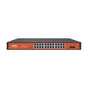 24-Port Gigabit PoE Switch with 2 SFP Slots, 250m Long-Distance CCTV Mode, and 250W Power Budget