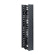 NetRunner™ Vertical Dual-Sided Manager, for Open Rack, 45RU, 4.9 in. Wide, Black