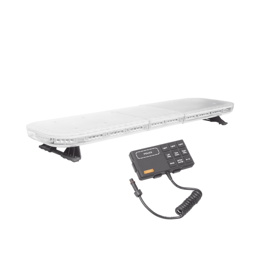 47 "Red / Blue light bar, 88 LEDs, with amber traffic control, ideal for equipping public safety units
