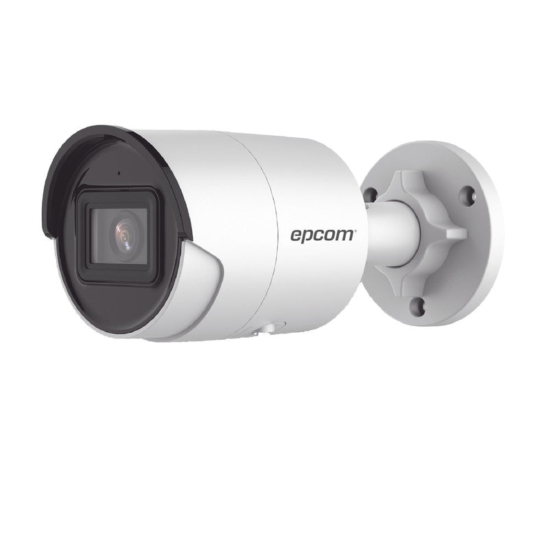 Bullet IP 6 Megapixel / Lens 2.8 mm / 40 mts IR EXIR / Outdoor IP67 / WDR 120 dB / PoE / Integrated Microphone / Video analytics (False Alarm Filter) / Ultra Low Illumination