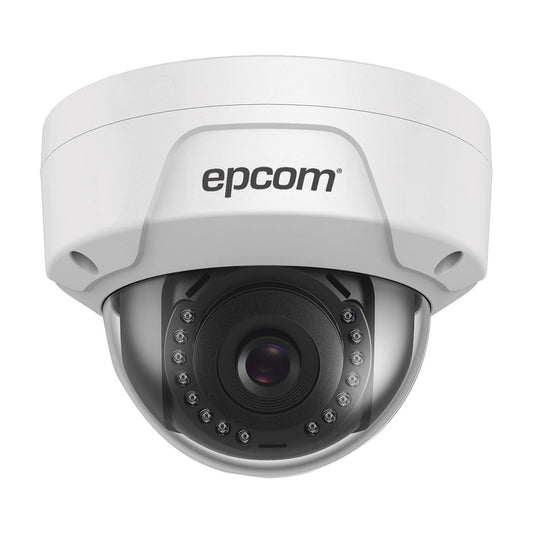 IP Dome 2 MP /  2.8 mm lens / 98 ft IR / H.265 / IP67 / IK10 / POE