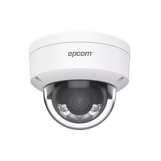4 MP IP dome / 2.8 mm Lens / Senseplus Lite / Colorplus / H.265+ / IP67 / 30 mts White Light