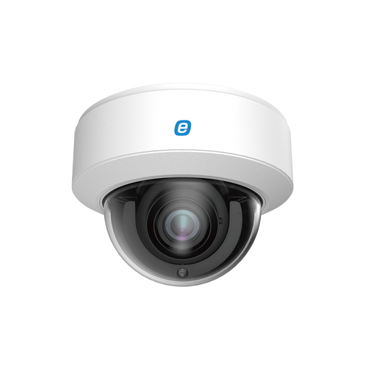 IP Dome 4 MP / POE / 164ft (50m) IR / WDR (120dB) / Micro SD / IP67 / IK10 / 2.8 mm - 12 mm Motorized Lens / Integrated Microphone / Cloud Video Recording / Metal