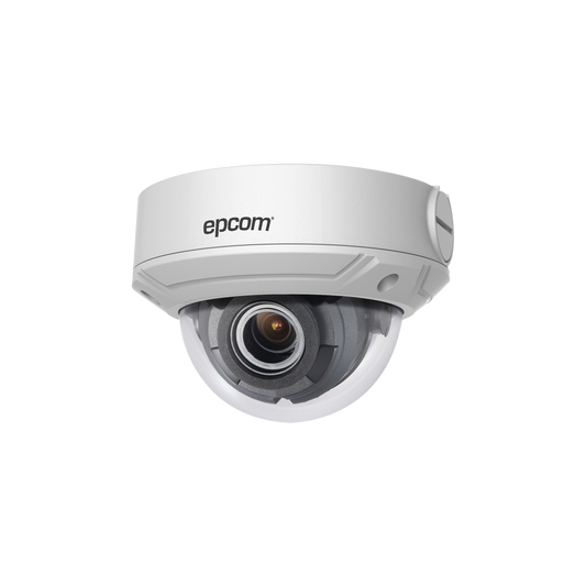 5 MP IP Dome  / 2.8 to 12 mm motorized lens / IP67 / WDR 120dB / 98 ft IR / H.265+