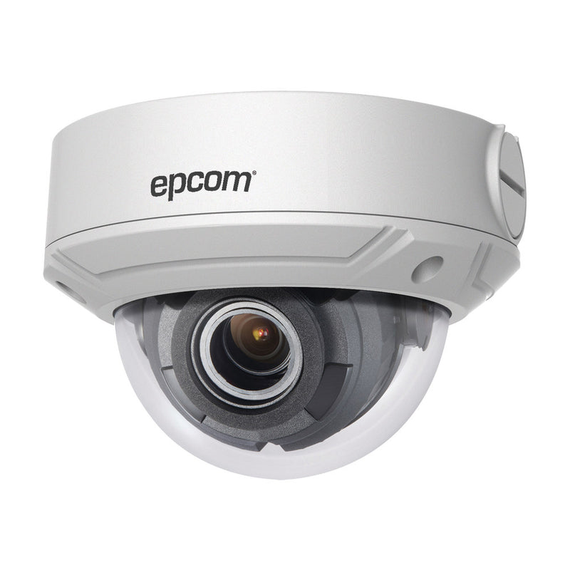 5 MP IP Dome  / 2.8 to 12 mm motorized lens / IP67 / WDR 120dB / 98 ft IR / H.265+