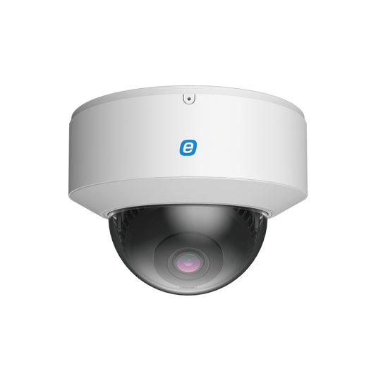 Dome IP 8 MP / POE / 100 ft IR / WDR (120dB) / Micro SD / IP67 / IK10 / 2.8 mm Lens / Cloud Video Recording / Metal