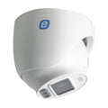 Turret IP 8 MP / POE / 24/7 Color Image / 131ft (40m) Smart Dual Light (White Light + IR) / Integrated WDR (120dB) / Micro SD / IP66 / 2.8 mm Lens / Cloud Video Recording / Metal / Red and blue strobe / Integrated Siren / Two way audio