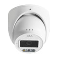 Turret IP 8 MP / POE / 24/7 Color Image / 131ft (40m) Smart Dual Light (White Light + IR) / Integrated WDR (120dB) / Micro SD / IP66 / 2.8 mm Lens / Cloud Video Recording / Metal / Red and blue strobe / Integrated Siren / Two way audio