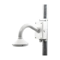 Universal wall mount with junction box for dome and bullet cameras