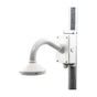 Universal wall mount with junction box for dome and bullet cameras