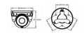 Analog Vandalproof Dome, 2.8 mm with Built-in Microphone for EPCOM Mobile DVRs XMR Series