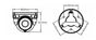 Analog Vandalproof Dome, 2.8 mm with Built-in Microphone for EPCOM Mobile DVRs XMR Series