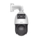 4 Megapixel IP PTZ Dome with 4 Megapixel Panoramic Camera / 25X Zoom / 100 m IR / IP66 / WDR / PoE+ / Audio Input-Output and Alarm / Ultra Low Illumination / MicroSD