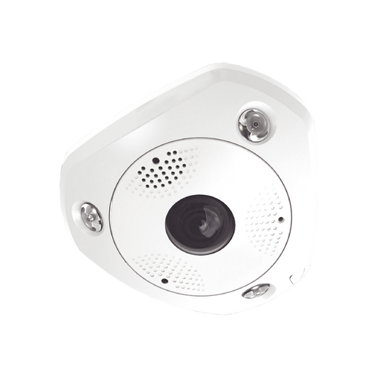 Fisheye IP 6 Megapixel / 180&ordm; - 360&ordm; / H.265+ / WDR 120 dB / Outdoor IP67 / IK08 / Multiple Views