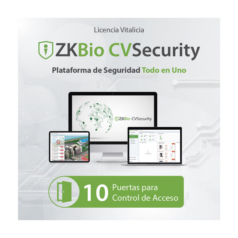 ZKBio CVsecurity License Activates 10 Doors for Access Control