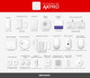 (AX PRO) HIKVISION Portable Wireless Double Panic Button / IP54 / Indicator LEDs