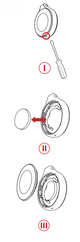 (AX PRO) HIKVISION Portable Wireless Panic Button / IP54 / Indicator LEDs