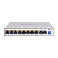 Cloud Easy Smart 250m PoE Switch, 8 FE PoE Ports, 2 GE Ports, Port 1-2: Hi-PoE, Port 3-8: 802.3af/at, 100W, Support Wi-Tek Cloud Management and Mobile APP Remote Maintenance