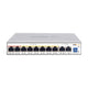 Cloud Easy Smart 250m PoE Switch, 8 FE PoE Ports, 2 GE Ports, Port 1-2: Hi-PoE, Port 3-8: 802.3af/at, 100W, Support Wi-Tek Cloud Management and Mobile APP Remote Maintenance