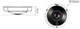 IP Fisheye 5MP |  Micro SD | Two-Way Audio | Alarm I/O | PoE 802.3AF | IR LED 20 M | WDR | Day/Night (ICR) | IK10/IP67 | NDAA Compliance